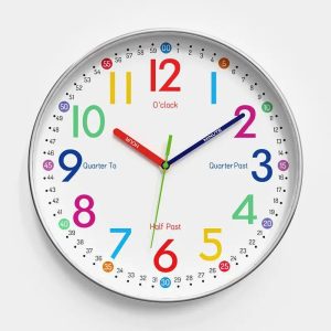 Horloge Murale Colorée